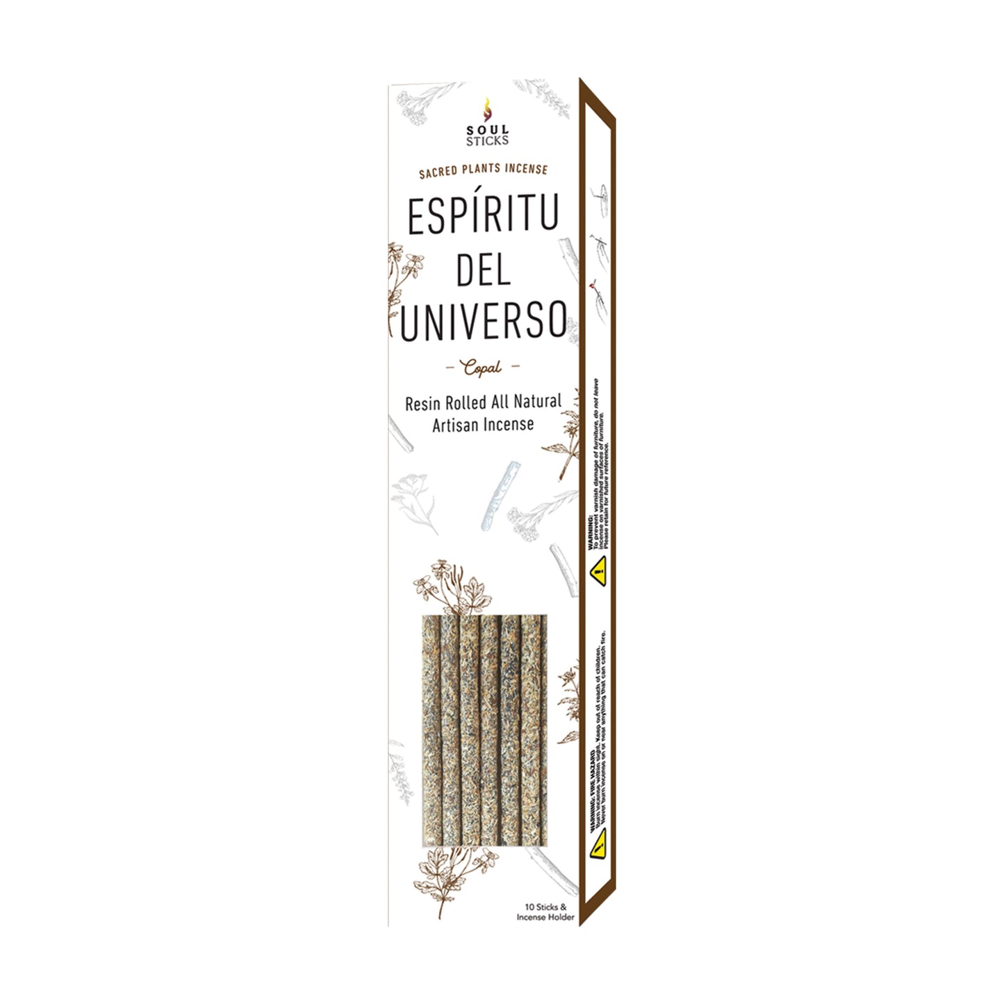 'Espiritu Del Universo' Copal Resin Incense Sticks (10)