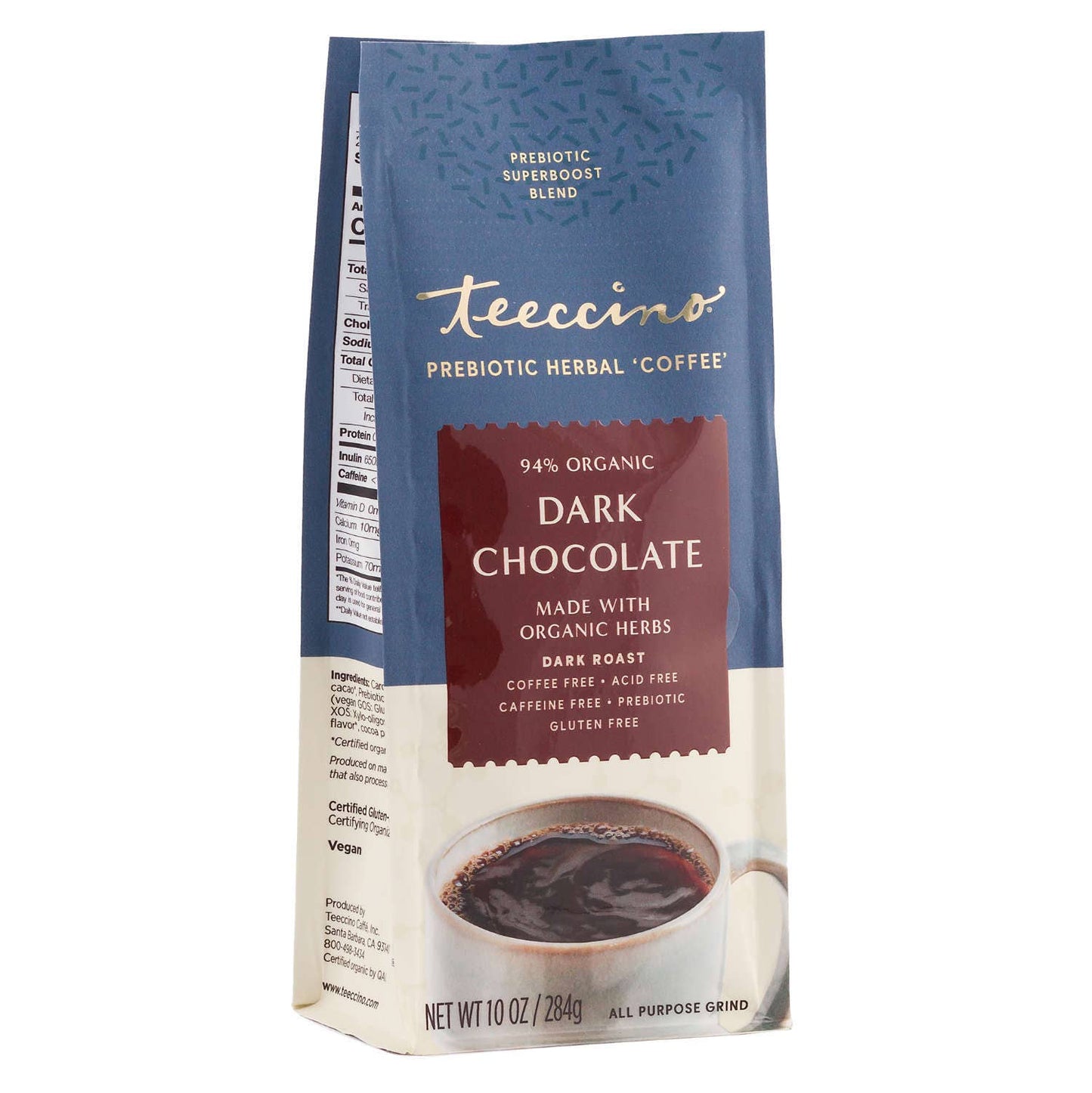 Coffee Alternative Organic Dark Chocolate Gluten Free 11oz