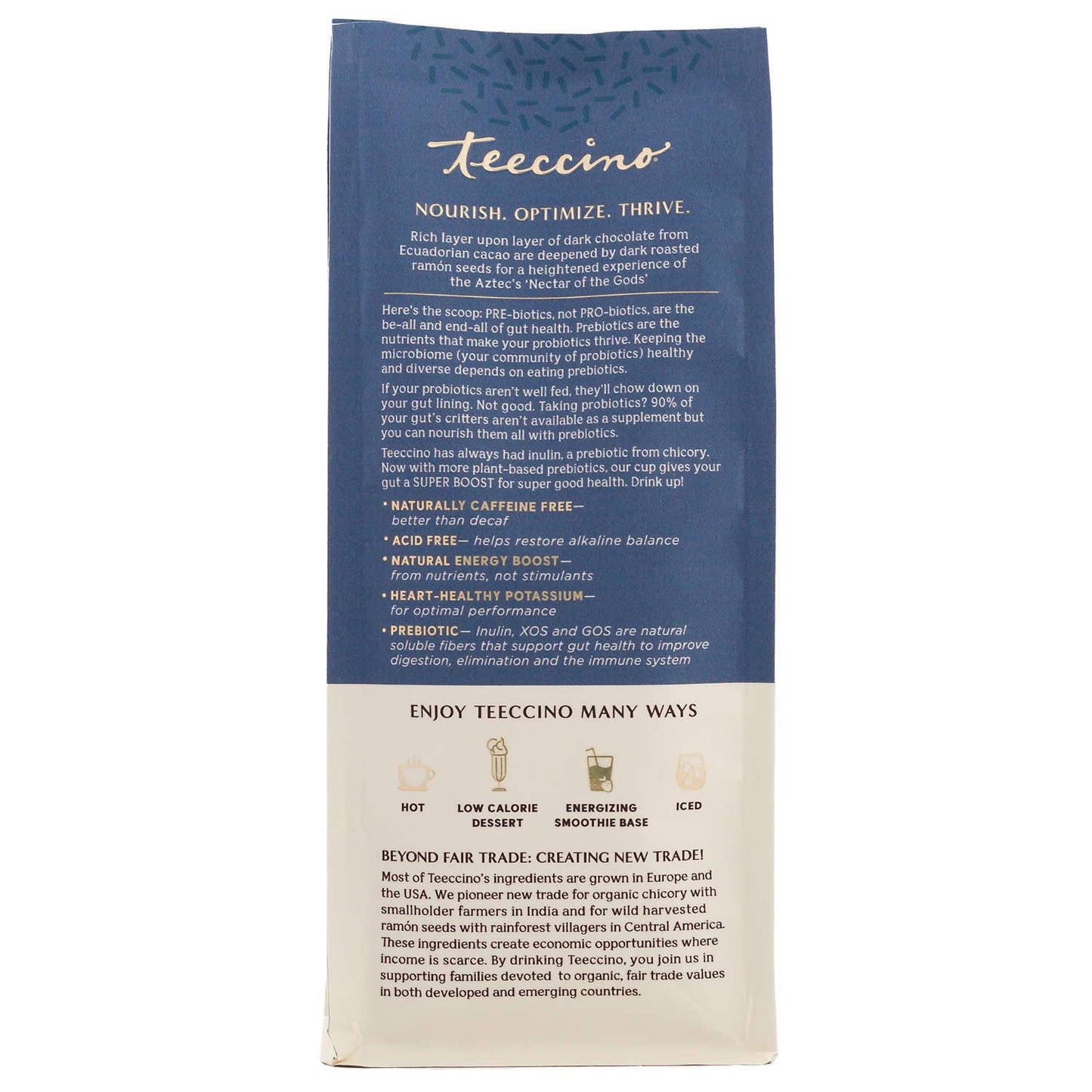 Coffee Alternative Organic Dark Chocolate Gluten Free 11oz