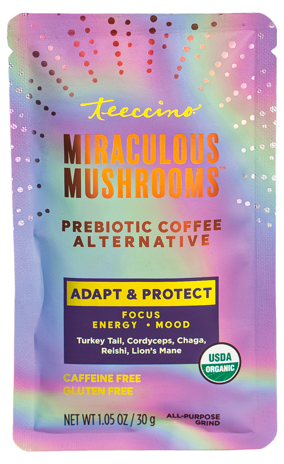 Organic Coffee Alternative Miraculous Mushrooms Trial Size